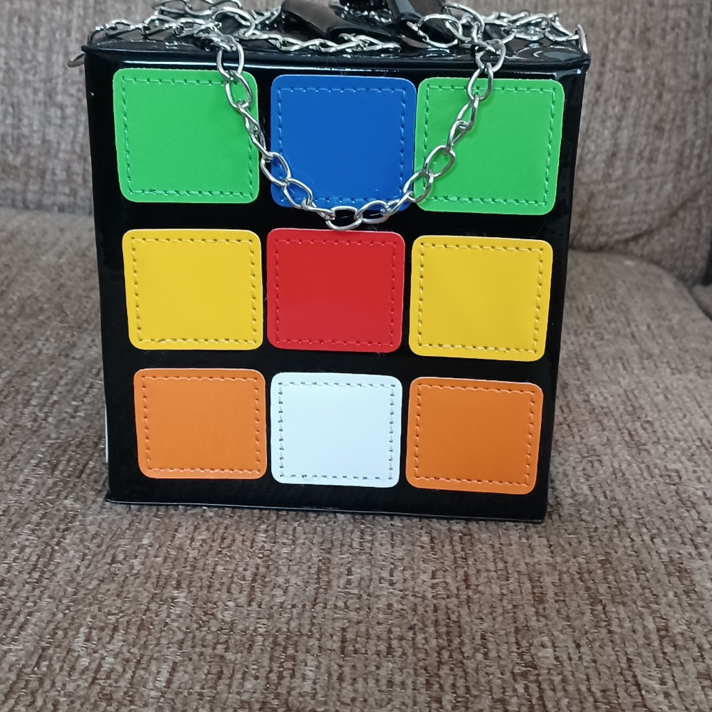 Rubio cube crossbody purse